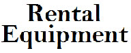 Rental Equipment